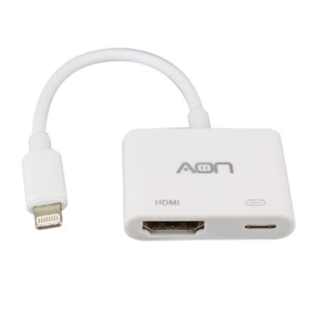 Adaptador AON Lightning a HDMI hembra y Lightning. El Mejor precio del País