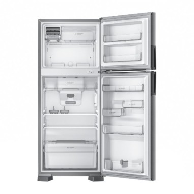 Heladera Consul CRM50 inox 438L Frío Seco 2 Puertas. El Mejor precio del País.