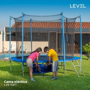 Cama Elástica 10FT + Aro De Baskeetball LVR-137
