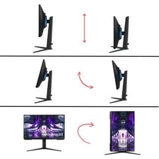 Monitor Gamer Samsung 24" Odyssey G3 FHD/165Hz/1ms. El Mejor precio del País.