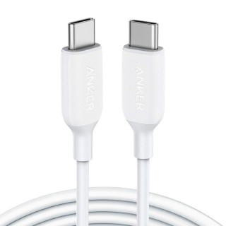Cable Anker USB-C a USB-C 2.0 60W 1.8M Blanco