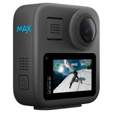 Cámara de Acción GoPro Max 360 – Video 5.6K, Estabilización Total y Captura 360°