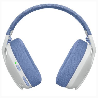 Auricular Gamer Logitech G435 Lightspeed Wireless – Ultraligero, Sonido Inmersivo – Blanco
