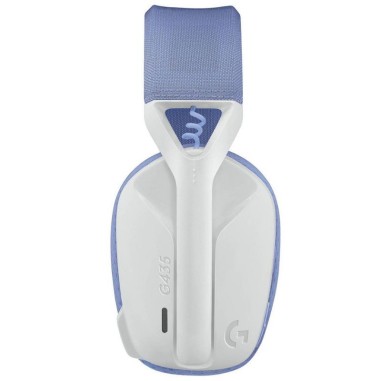 Auricular Gamer Logitech G435 Lightspeed Wireless – Ultraligero, Sonido Inmersivo – Blanco