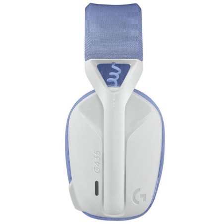 Auricular Gamer Logitech G435 Lightspeed Wireless – Ultraligero, Sonido Inmersivo – Blanco