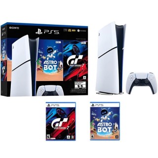 Consola Sony PlayStation 5 Slim 825GB Digital – Bundle Astro Bot + Gran Turismo 7