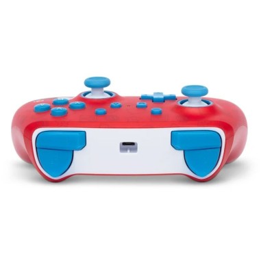 Control Inalámbrico Nintendo Switch PowerA – Edición Wahoo Mario Rojo