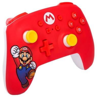 Control Inalámbrico Nintendo Switch PowerA – Super Mario Joy Rojo