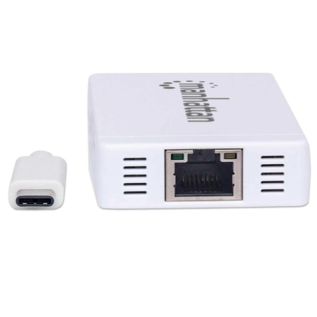 Hub USB Manhattan 3.0 + Red LAN – 3 Puertos