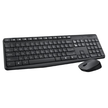 Kit Teclado + Mouse Logitech MK235 – Wireless – Negro