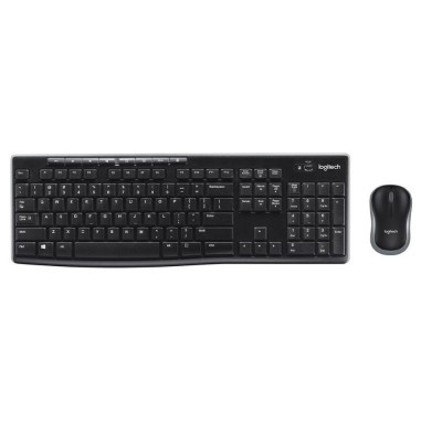 Kit Teclado + Mouse Logitech MK270 – Wireless – Negro