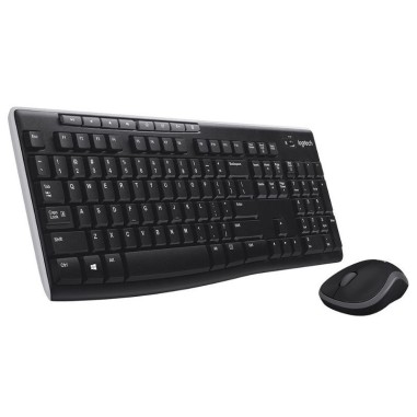 Kit Teclado + Mouse Logitech MK270 – Wireless – Negro