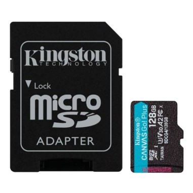 Memoria MicroSD Kingston 128GB – Clase 10 – Alta Velocidad