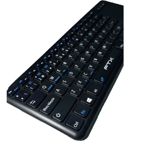 Teclado + Touch Pad FTX BTX023 – Wireless – Negro