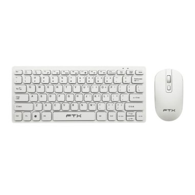 Teclado + Mouse FTXGK03 – Wireless – Blanco
