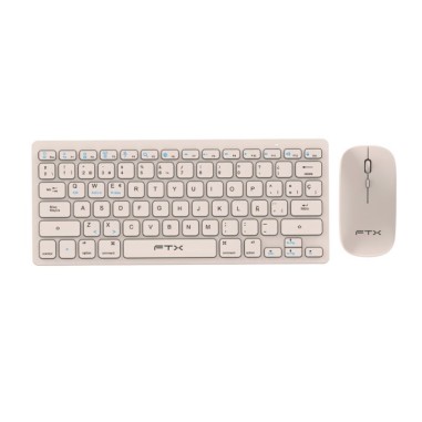 Teclado + Mouse FTXGK03 – Wireless – Dorado
