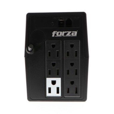 UPS Forza 750VA / 375W – 6 Tomas – Respaldo Eléctrico