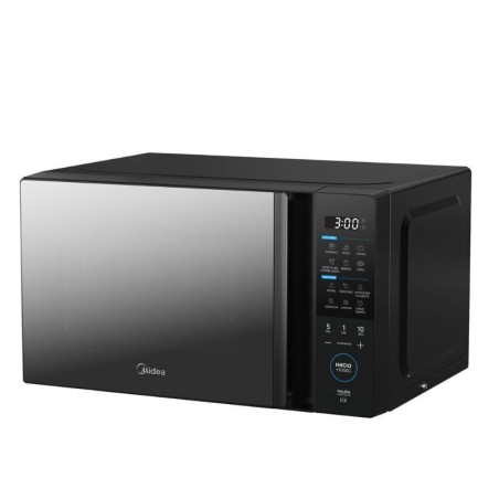 Microondas Midea 20L Negro Vidrio Espejado