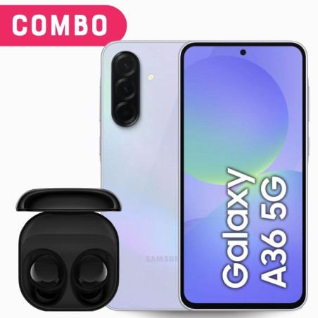 Combo Celular Samsung Galaxy A36 5G 6+256GB + Samsung Galaxy Buds Core