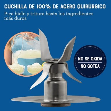 Licuadora Oster® Con Vaso De Vidrio 1.5L 6 Velocidades + Pulso