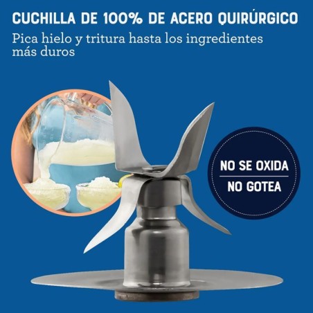Licuadora Oster® Con Vaso De Vidrio 1.5L 6 Velocidades + Pulso