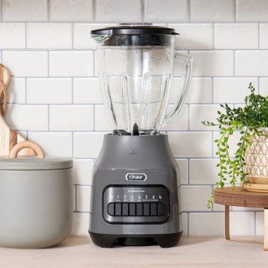 Licuadora Oster® Con Vaso De Vidrio 1.5L 6 Velocidades + Pulso