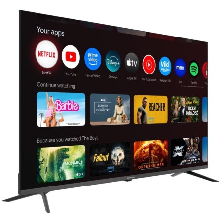 Tv Led Kenwood 58" Google Tv UHD Smart Frameless