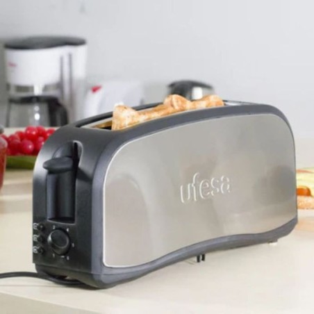 Tostadora Ufesa 1 Ranura Para 2 Panes - Inox