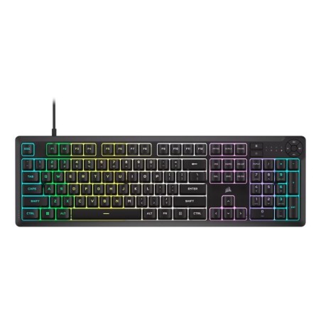 Teclado Gamer Corsair K55 Core RGB USB - Negro