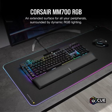 Mouse Pad Gamer Corsair MM700 XL RGB - Negro