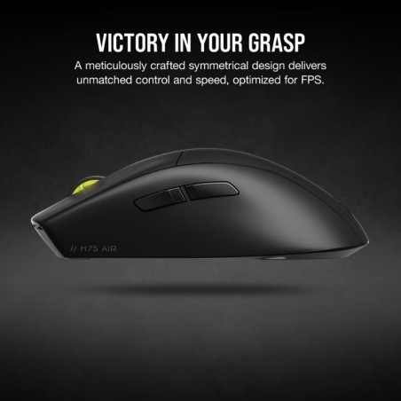 Mouse Gamer Corsair M75 Air Bluetooth - Negro