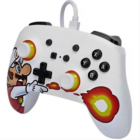 Control PowerA Nintendo Switch + Estuche Super Mario Fireball