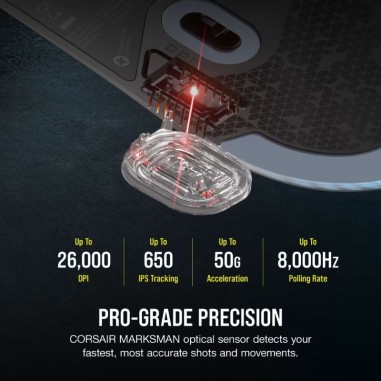 Mouse Gamer Corsair M75 RGB USB - Negro