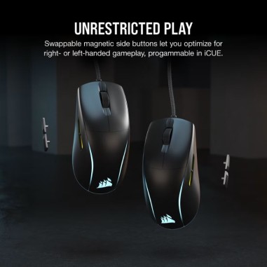 Mouse Gamer Corsair M75 RGB USB - Negro