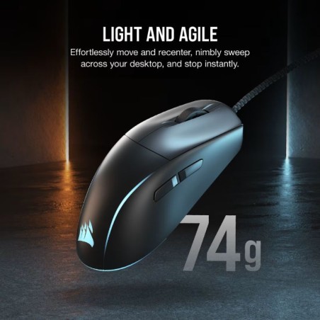 Mouse Gamer Corsair M75 RGB USB - Negro