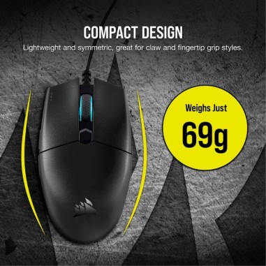 Mouse Gamer Corsair Katar Pro RGB USB - Negro