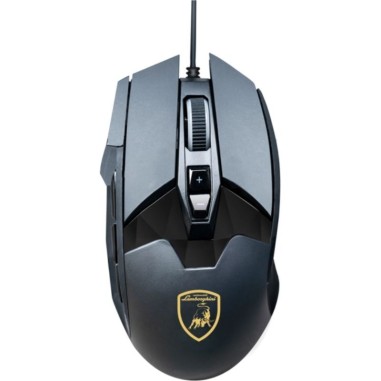 Mouse Gamer Lamborghini Veneno RGB - Negro