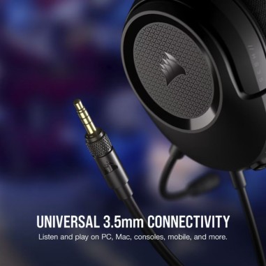 Auricular Gamer Corsair HS35 V2 Stereo - Carbon