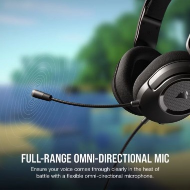 Auricular Gamer Corsair HS35 V2 Stereo - Carbon