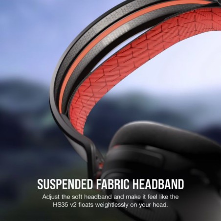 Auricular Gamer Corsair HS35 V2 Stereo - Carbon