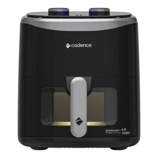 Freidora Cadence Delicook Show 4,2L Con Visor Transparente