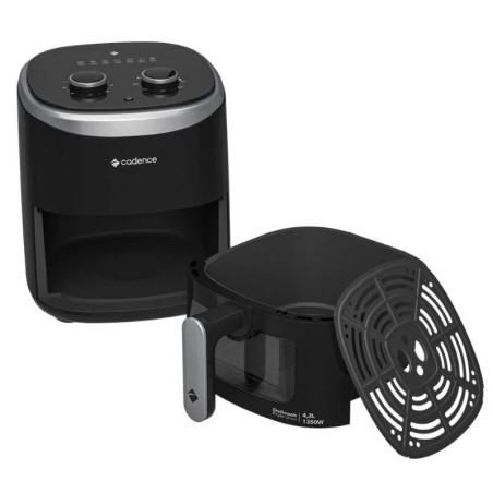 Freidora Cadence Delicook Show 4,2L Con Visor Transparente