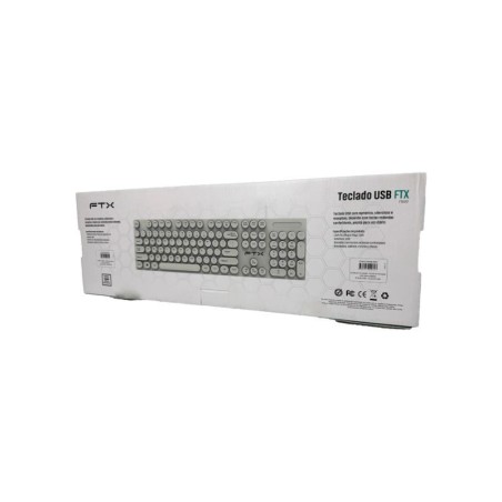 Teclado FTX FTXK22 USB - Blanco