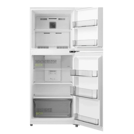 Heladera Midea 300L F/S 2P - Negro