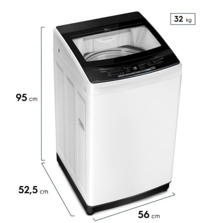 Lavarropas Electrolux c/ superior 9.5KB Blanco  al mejor precio del Paraguay.