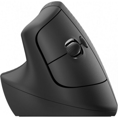Mouse Logitech Lift Vertical Izquierdo Wireless - Gris