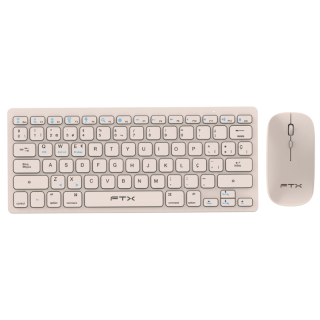Teclado + Mouse FTX FTXGK03 Wireless - Dorado