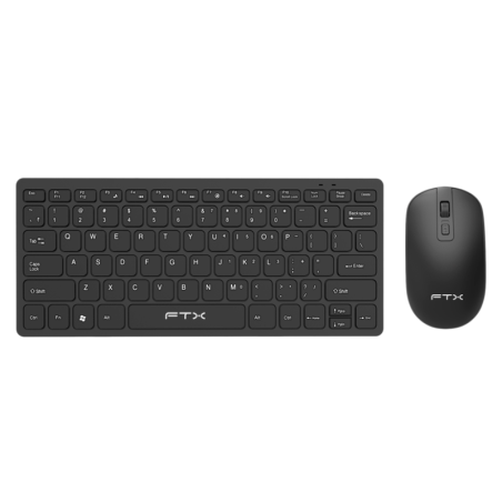 Teclado + Mouse FTX FTXGK03 Wireless - Negro