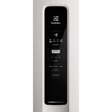 Heladera Electrolux F/S 488Lts Inverter Freezer Abajo  - Inox