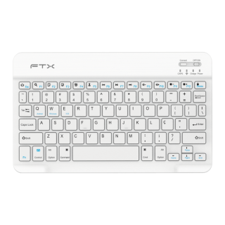 Teclado FTX FTXB09 Bluetooth - Blanco